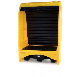 Polyethylene 2 Drum Hard Cover Spill Pallet FL-205-108