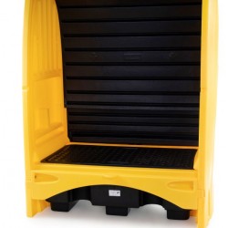 Polyethylene 2 Drum Hard Cover Spill Pallet FL-205-108