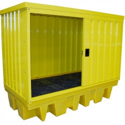 Double IBC Hard Cover Spill Pallet FL-205-117