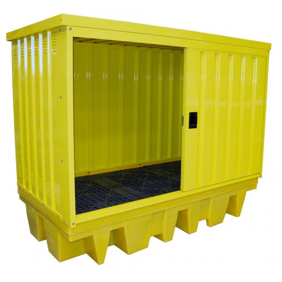 Double IBC Hard Cover Spill Pallet FL-205-117