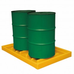 Polyethylene 2 Drum Spill Tray FL-205-402
