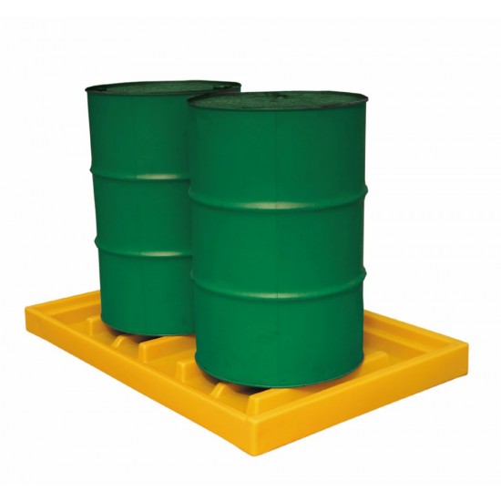 Polyethylene 2 Drum Spill Tray FL-205-402