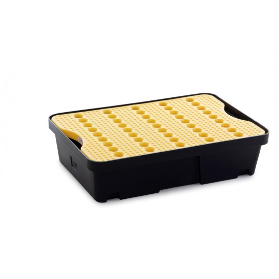 Polyethylene Spill Tray With Platform Grid 20 Litre FL-205-516