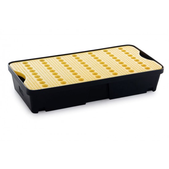 Polyethylene Spill Tray With Platform Grid 30 Litre FL-205-517