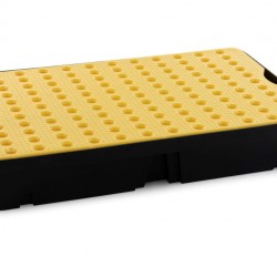 Polyethylene Spill Tray With Platform Grid 60 Litre FL-205-518