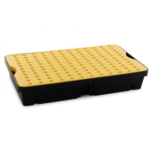 Polyethylene Spill Tray With Platform Grid 60 Litre FL-205-518
