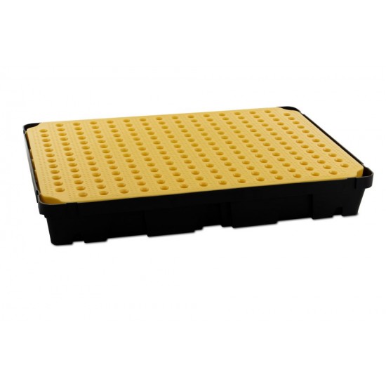 Polyethylene Spill Tray With Platform Grid 100 Litre FL-205-519 