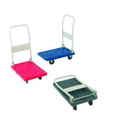 Lightweight Plastic Platform Trolley with Folding Handle GI153Y