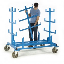Heavy Duty Mobile Bar Storage Rack GSR52 Heavy Duty Mobile Bar Storage Rack GSR52