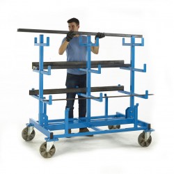 Heavy Duty Mobile Bar Storage Rack GSR52