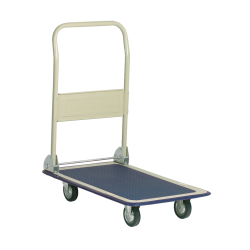 Folding Trolleys Flat Pressed Sheet Steel Base With PVC Surface