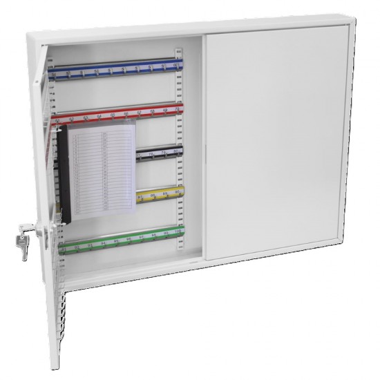 Double Door Wide Key Cabinet 200 Key Capacity SKC200W