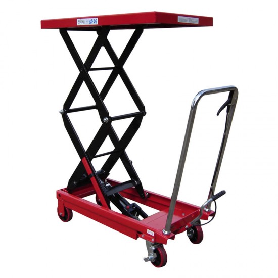 Double Mobile Scissor Lift Table 350kg Capacity TXL350D 
