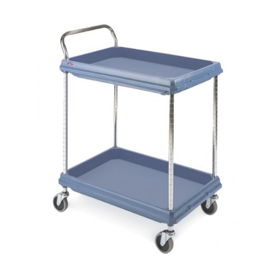 Metro Deep Ledge Polymer Shelf Carts BC2030-2DMB Metro Deep Ledge Polymer Shelf Carts BC2030-2DMB