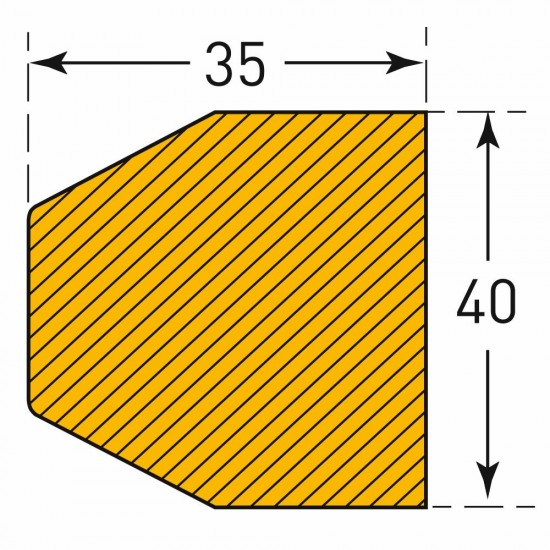 Traffic Line Impact Protection Profile (Trapeze) 422.23.025 Traffic Line Impact Protection Profile (Trapeze) 422.23.025