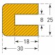 Traffic Line Impact Protection Profile (Rectangular) 422.24.758