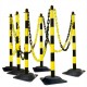 GUARDA Post & Chain Sets 'Solid Rubber Bases' 175.17.668