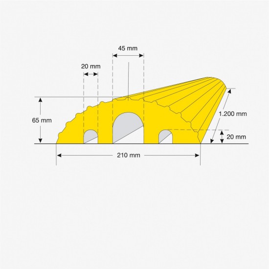 Traffic-Line Cable/Hose Protection Ramps 279.28.720 Traffic-Line Cable/Hose Protection Ramps 279.28.720