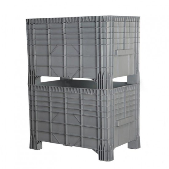 Stacking 550 Litre Solid Plastic Pallet Box PB1425A Stacking 550 Litre Solid Plastic Pallet Box PB1425A