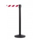 Queue Master 550 Black Retractable Barrier Post Queue Master 550 Black Retractable Barrier Post