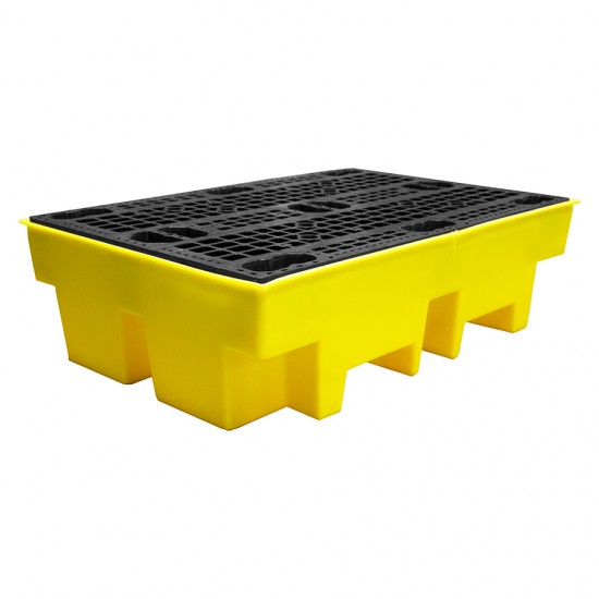 Polyethylene 2 x 205 Litre Drum Spill Pallet BP2