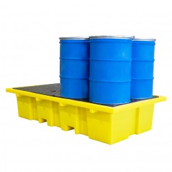Polyethylene 8 x 205 Litre Drum Spill Pallet BP8
