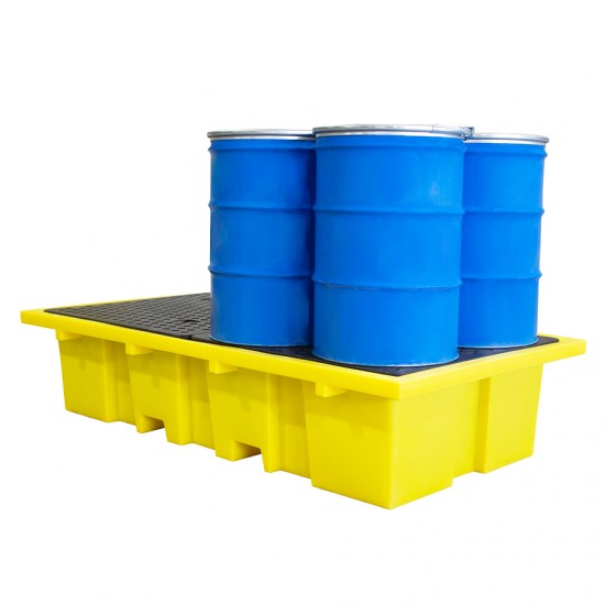 Polyethylene 8 x 205 Litre Drum Spill Pallet BP8 Polyethylene 8 x 205 Litre Drum Spill Pallet BP8