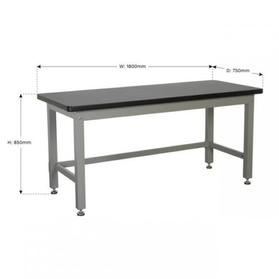 Heavy Duty Workbench With Laminate Top API1800 Heavy Duty Workbench With Laminate Top API1800