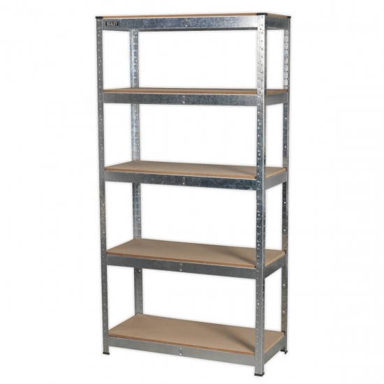 5 Shelf Galvanised Frame Boltless Shelving AP6350GS 5 Shelf Galvanised Frame Boltless Shelving AP6350GS