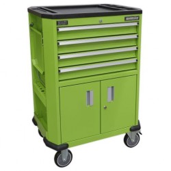 Superline Pro 4 Drawer + 2 Cupboard Tool Trolley AP980MTHV