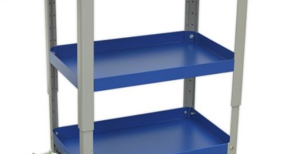 3-Level Industrial Adjustable Workshop Trolley API2103 | Industrial ...