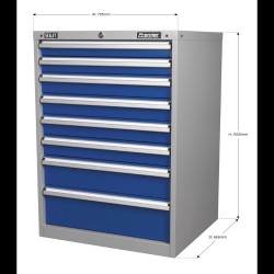 Premier Industrial 8 Drawer Tool Cabinet API7238 