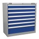 Premier Industrial 7 Drawer Tool Cabinet API9007
