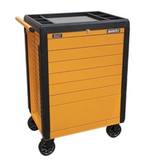 Superline Pro 7 Drawer Workshop Trolleys APPD7G