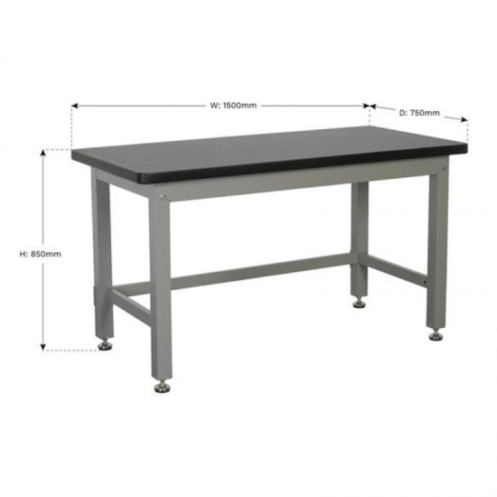 Heavy Duty Workbench With Laminate Top API1500