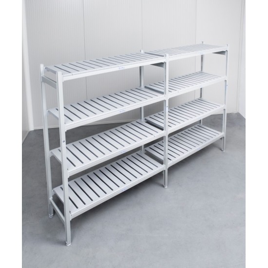 EKO Fit Aluminium Express Shelving (Starter Bays) KFS375/17/4 EKO Fit Aluminium Express Shelving (Starter Bays) KFS375/17/4