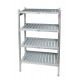 EKO Fit Aluminium Express Shelving (Starter Bays) KFS375/17/4 EKO Fit Aluminium Express Shelving (Starter Bays) KFS375/17/4