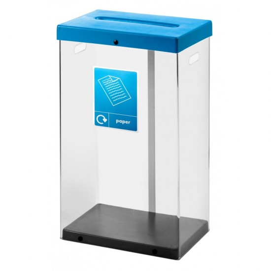 Clear Body 60 Litre Recycling Bins CLR60 Clear Body 60 Litre Recycling Bins CLR60