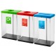 Clear Body 60 Litre Recycling Bins CLR60 Clear Body 60 Litre Recycling Bins CLR60
