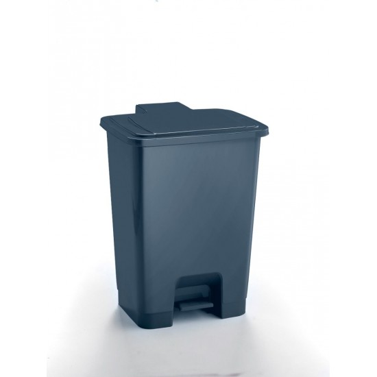 All Plastic 15 litre pedal operated step on container waste bins PLPED15 All Plastic 15 litre pedal operated step on container waste bins PLPED15