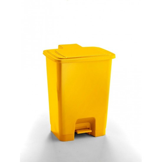 All Plastic 15 litre pedal operated step on container waste bins PLPED15 All Plastic 15 litre pedal operated step on container waste bins PLPED15