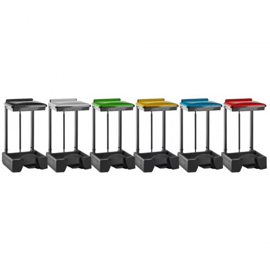 All Plastic Mobile 65 Litre Free Standing Sackholders SH65
