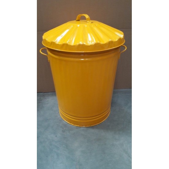 Metal 90 Litre Trashcan Bin TRASHCAN90