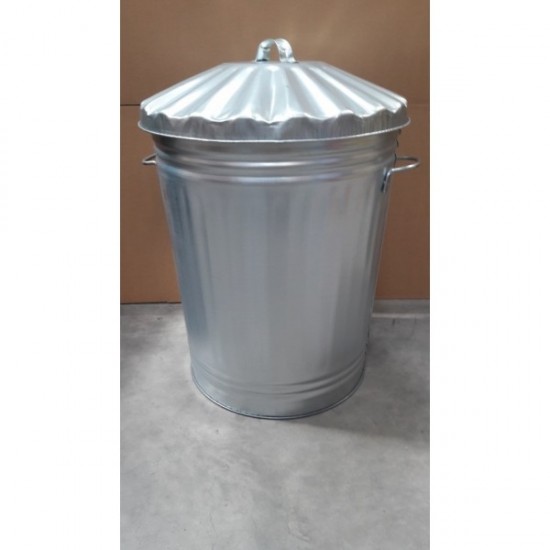 Metal 90 Litre Trashcan Bin TRASHCAN90