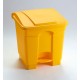All Plastic 30 litre pedal operated step on container waste bins STEP30 All Plastic 30 litre pedal operated step on container waste bins STEP30