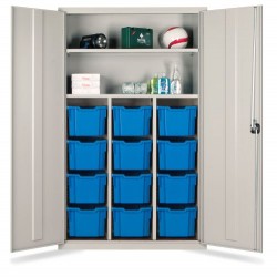 12 Tray Storage Education Teachers Cupboard 72451812